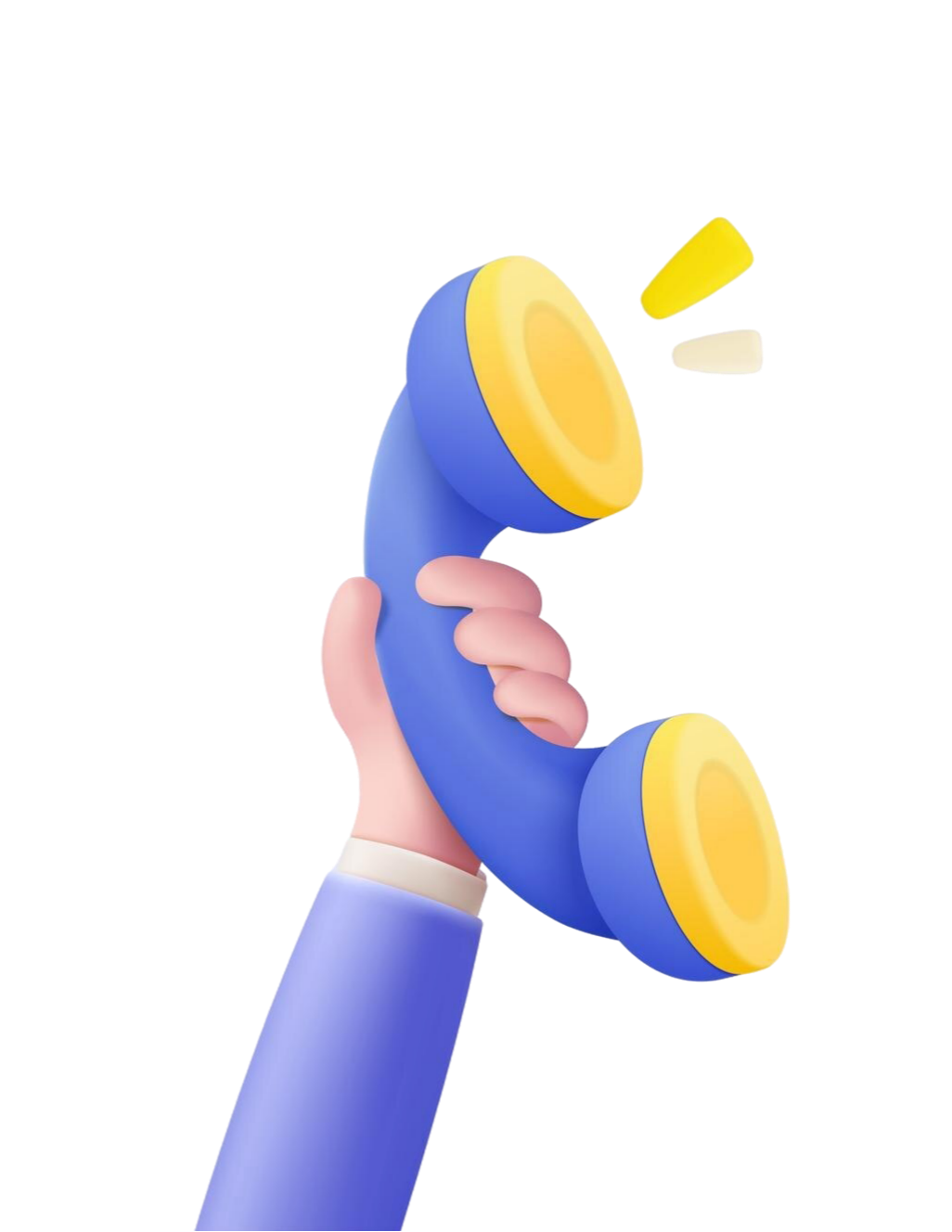 3D Telephone Illustration